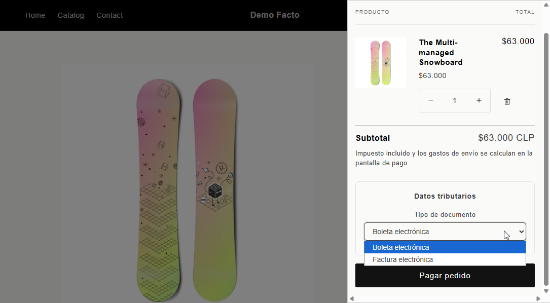 Checkout en Shopify