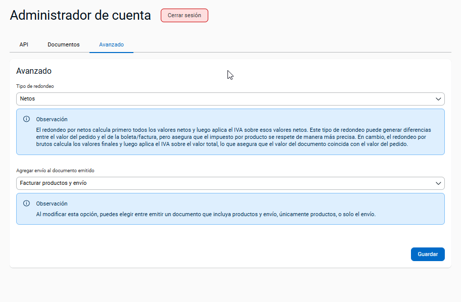 Listado de órdenes en Tiendanube
